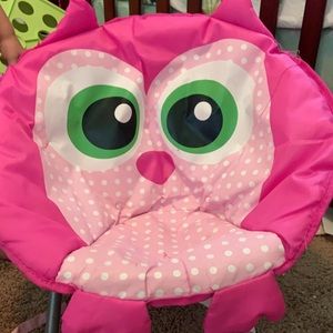 owl plush chair